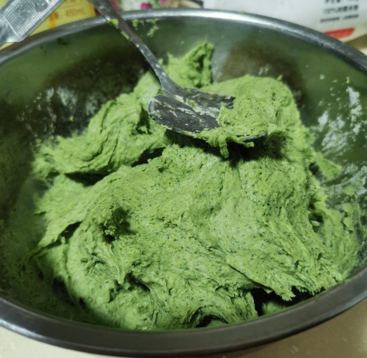 两朵小花yj做的青团原料艾草泥汁的做法