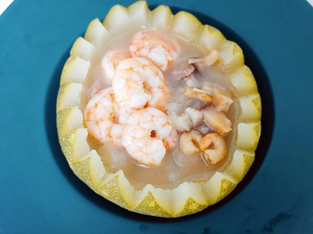 迷你消暑的冬瓜盅，清肝明目，色香味俱全