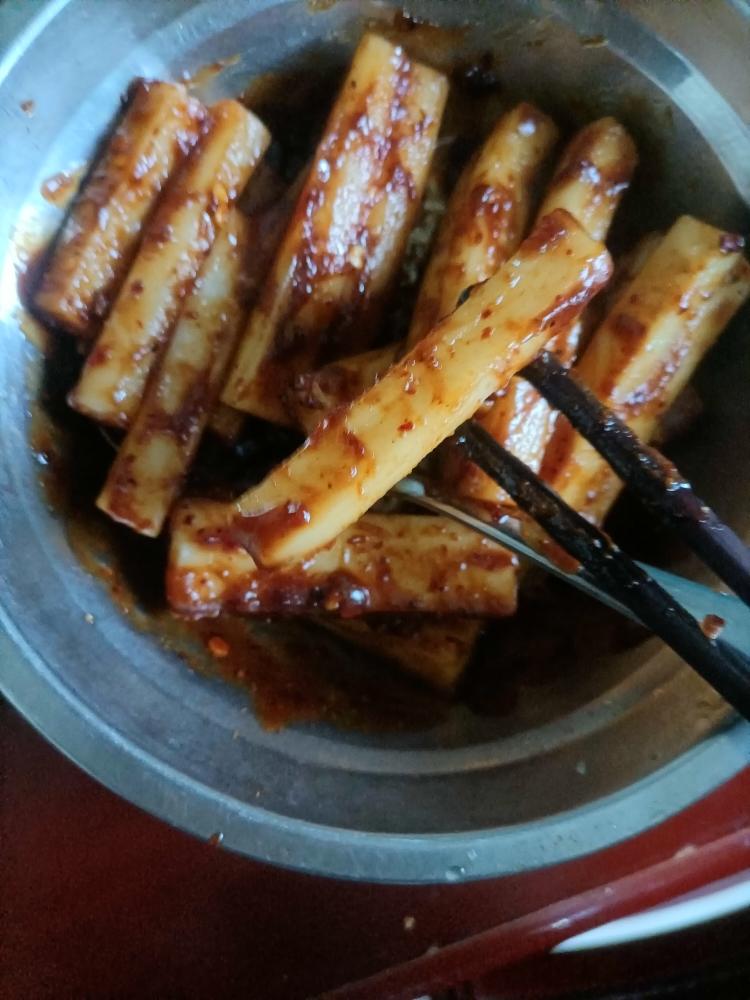 酱炒年糕的做法