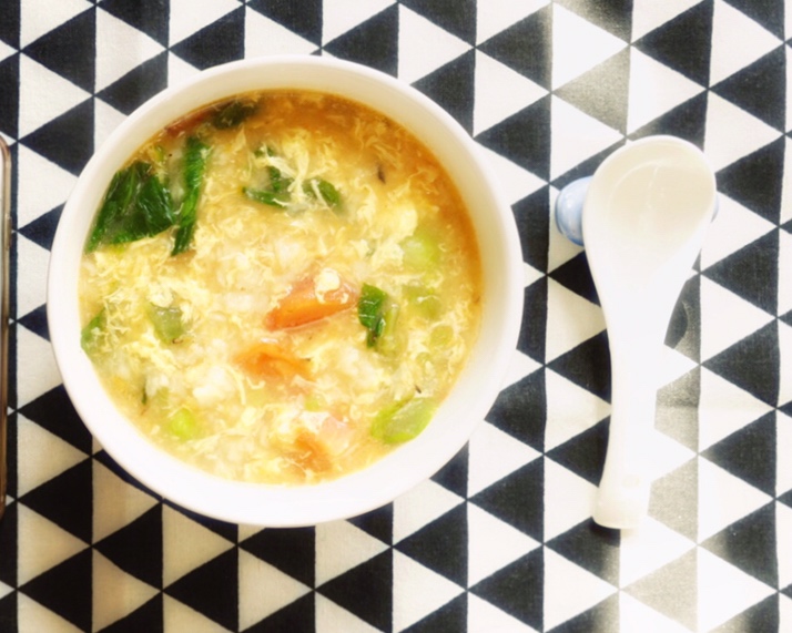 【中式】快手早餐-疙瘩汤的做法