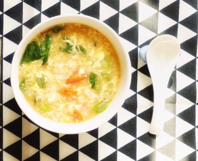 【中式】快手早餐-疙瘩汤的做法