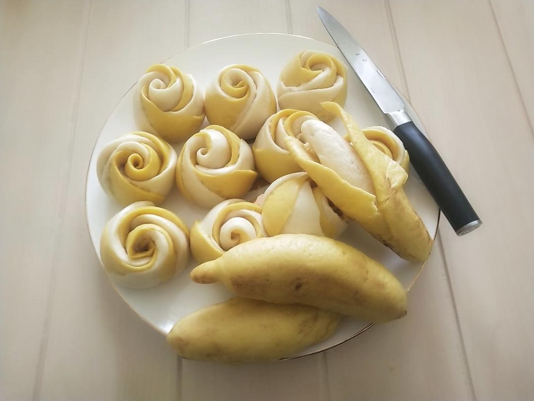 卡通馒头-象形香蕉馒头