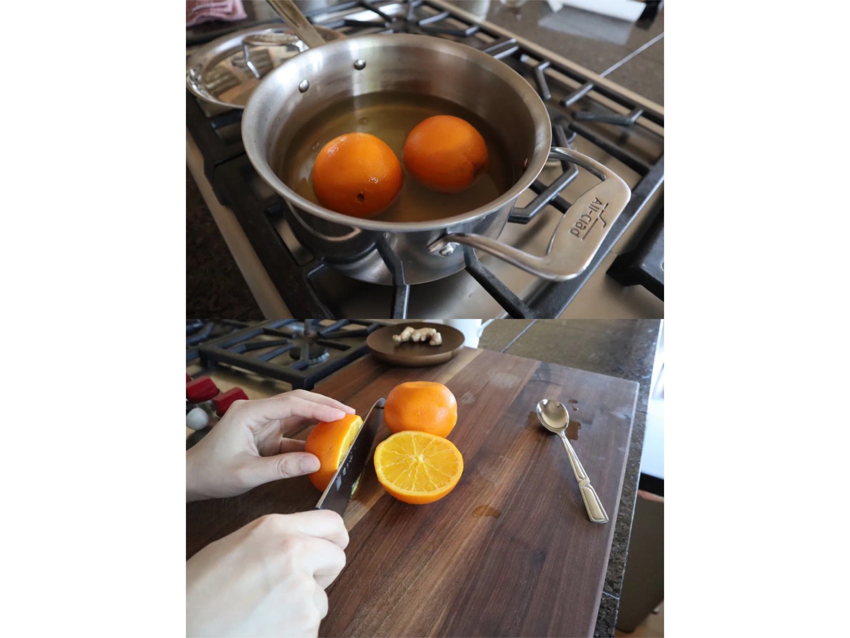 健康甜品系列｜融化夏天的香橙杏仁蛋糕，闻起来美好得像雪糕的做法 步骤2