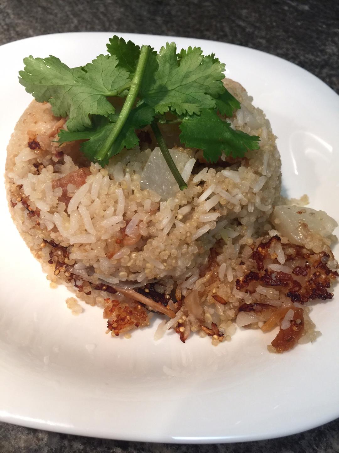 萝卜焖饭的做法