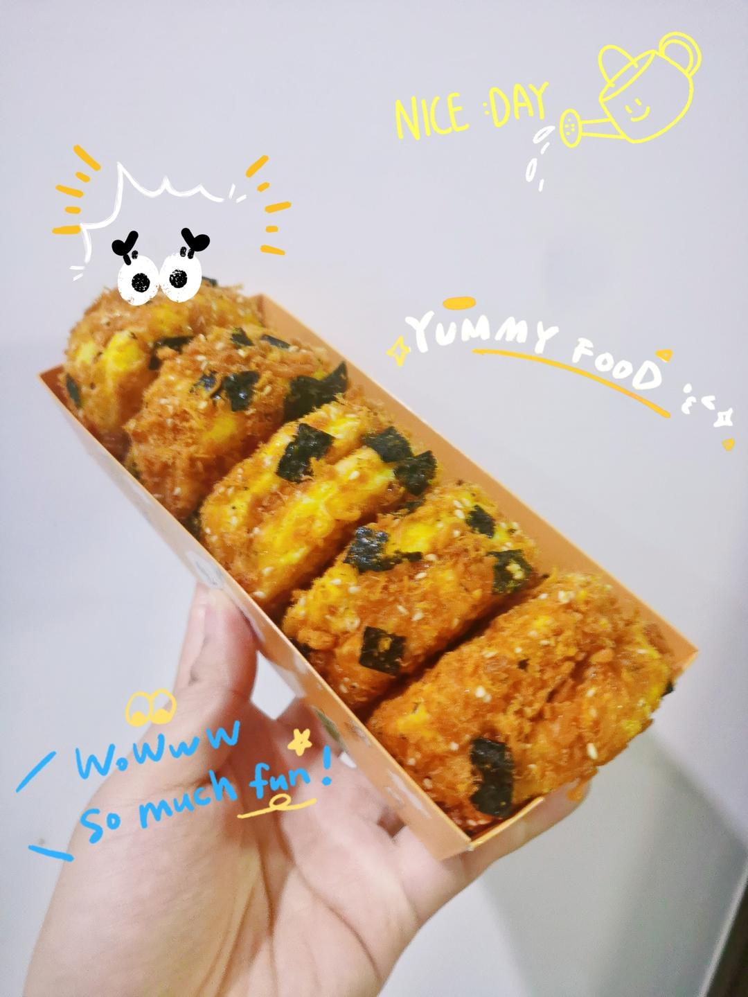 【海苔肉松小贝】酥松香甜，不浪费边角料