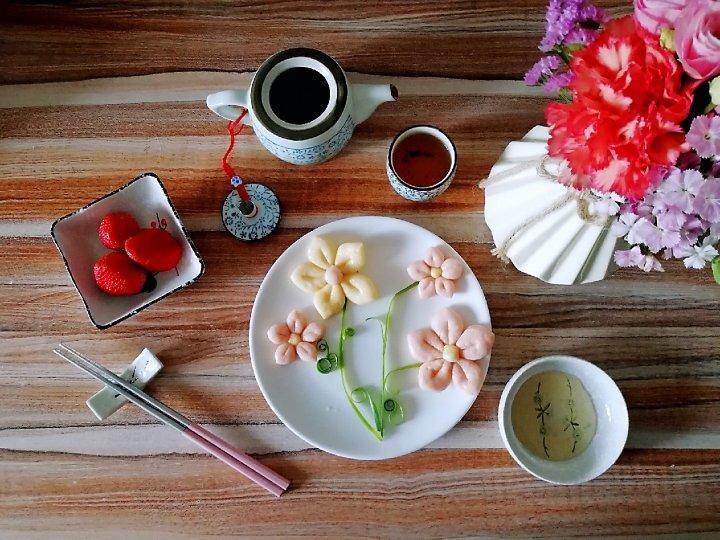 【原创】春天三月桃花馒头