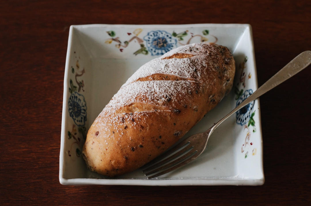 核桃蔓越莓软欧包