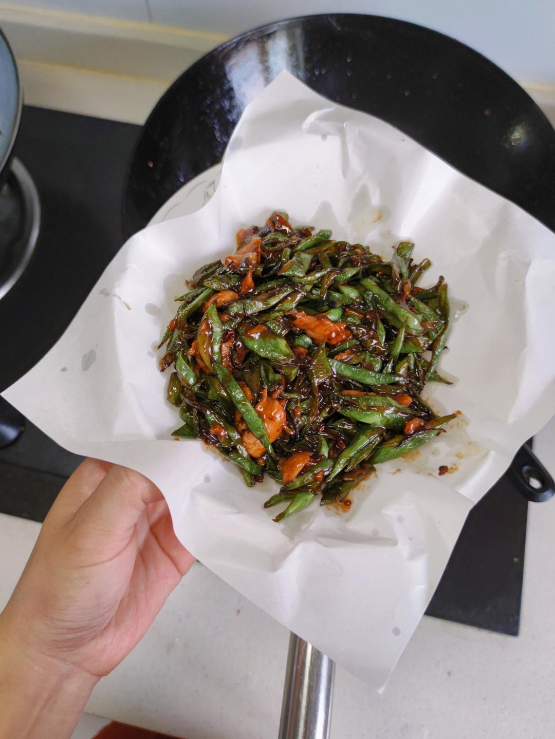 豆角肉丝饭