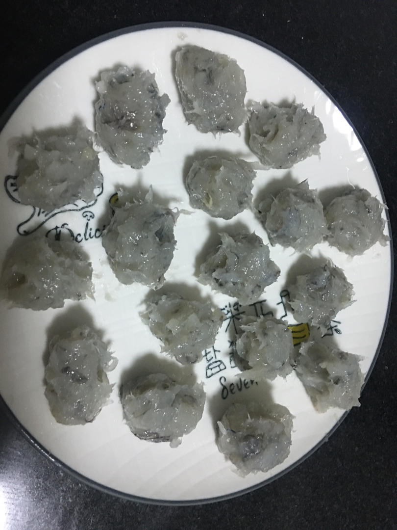 不加粉的Q弹虾滑