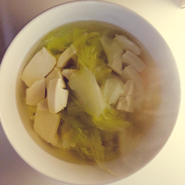 白菜豆腐汤