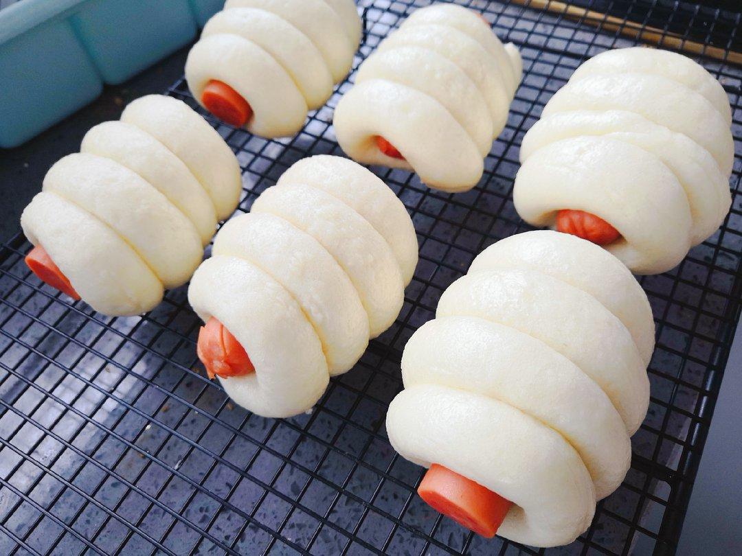 快手火腿卷～一次发酵