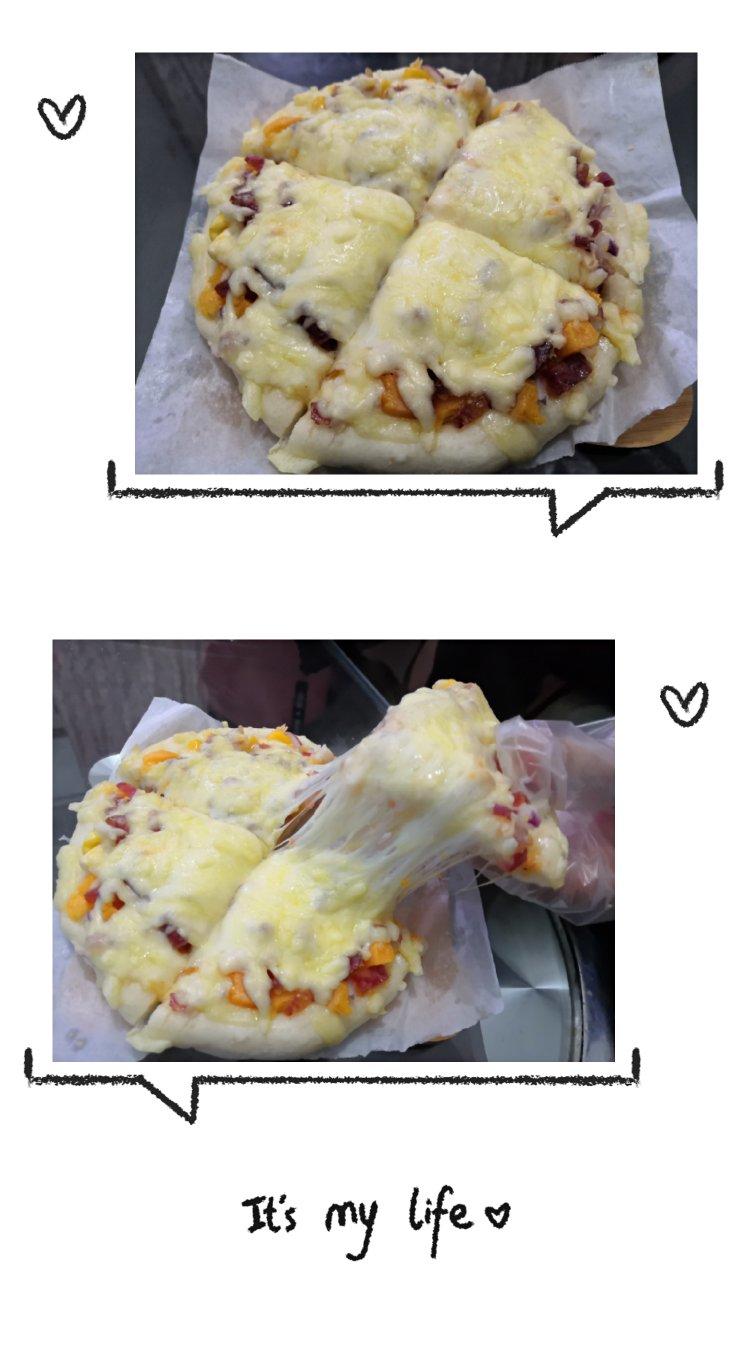 八寸披萨（附带饼皮做法）