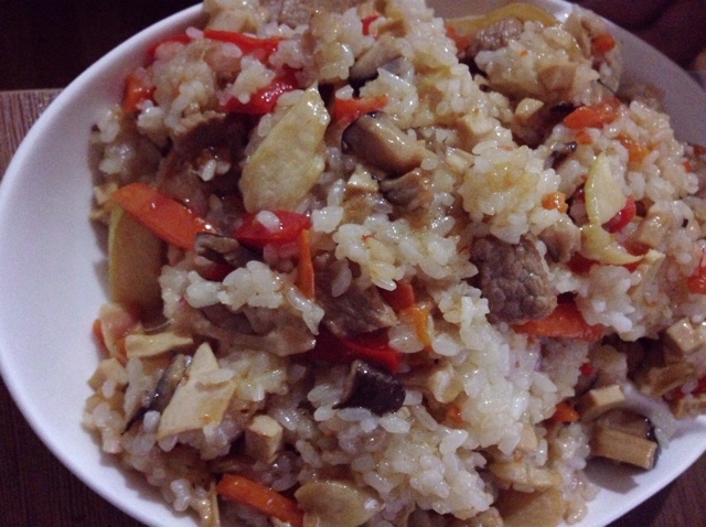电饭煲之香菇糯米鸡饭