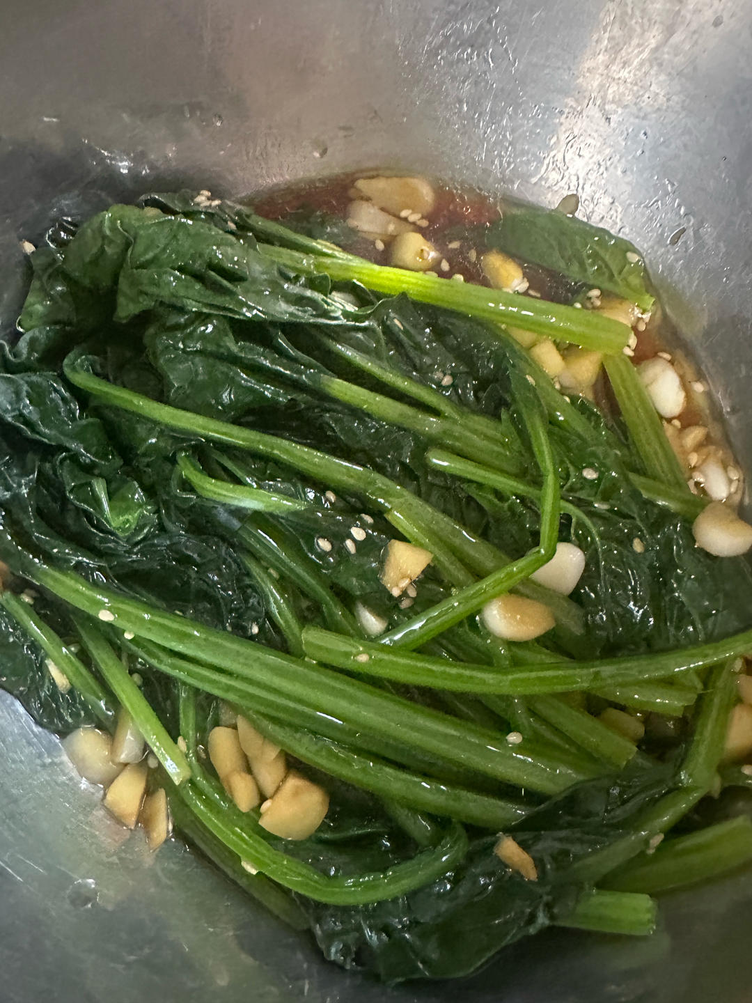 清爽开胃凉菜｜凉拌菠菜木耳