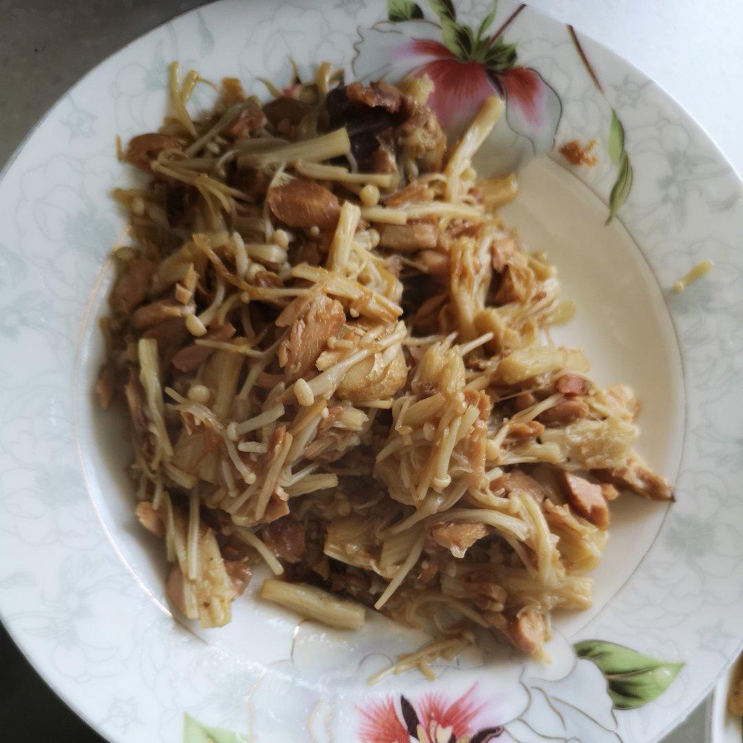 肉末金针菇