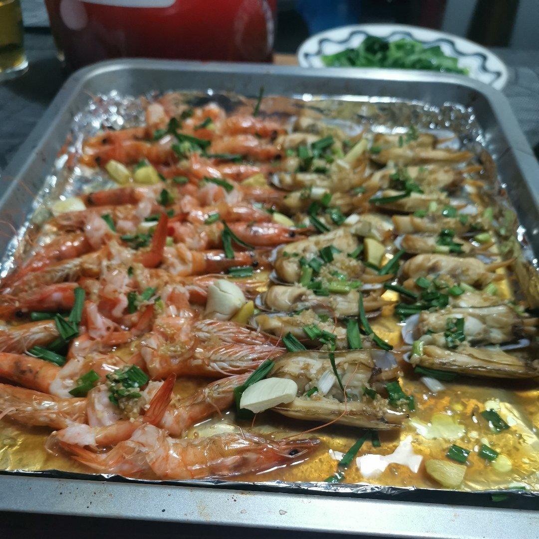 鲜滴滴的烤蛏子（烤箱版）