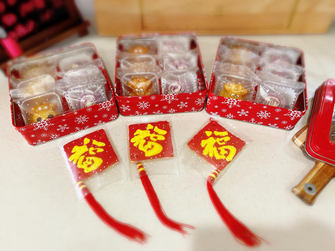 春节最喜庆的福字饼干