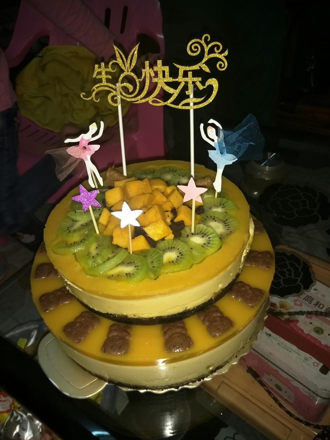 各种简易式水果蛋糕装饰