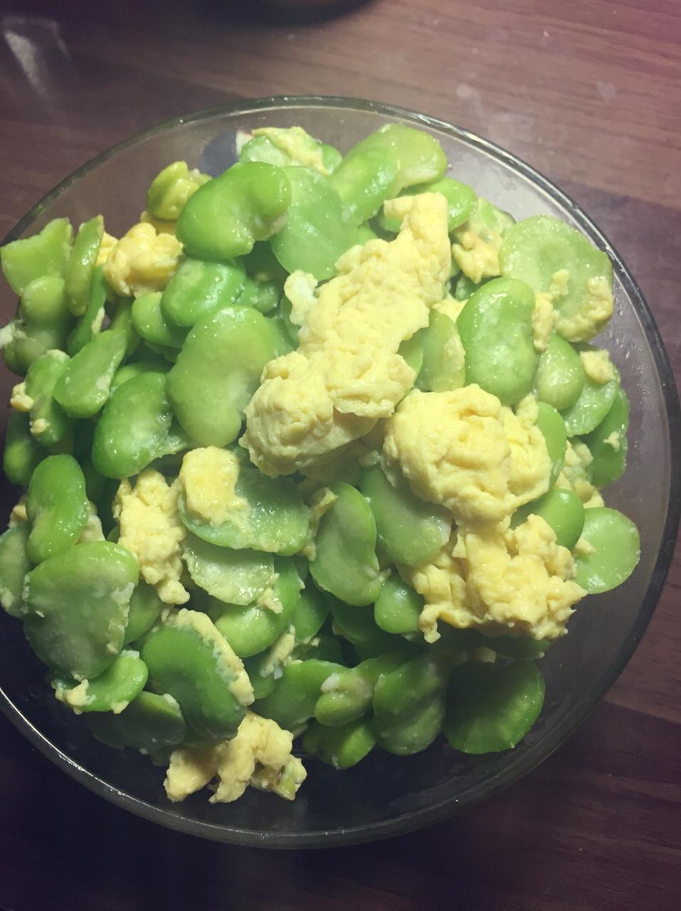 蚕豆炒蛋