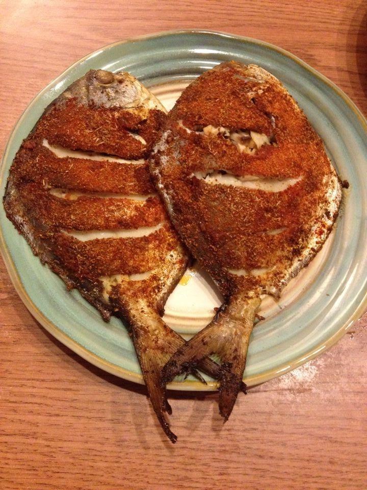 烤鲳鱼的做法