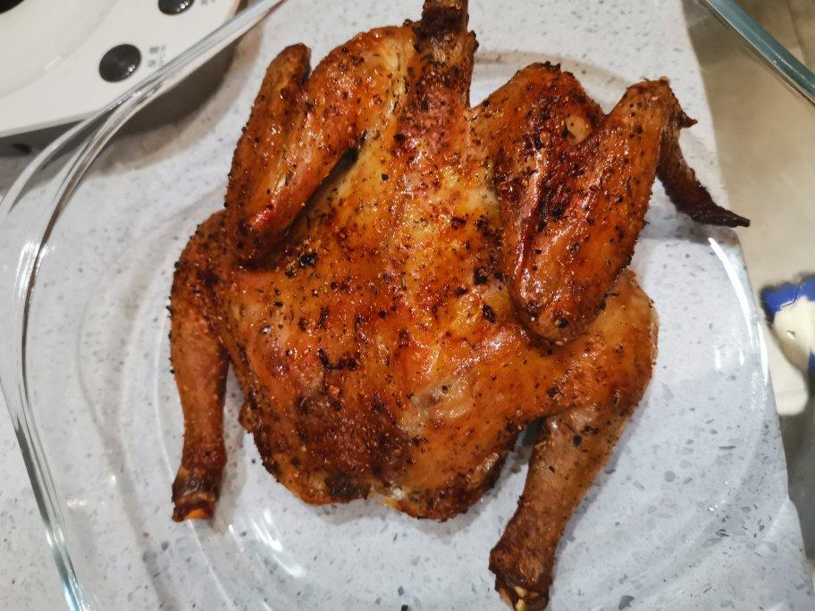 田螺姑娘超级简单不用腌制脆皮烤鸡