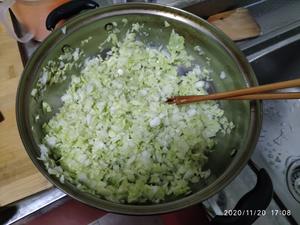 纯白菜馅素饺子的做法 步骤1