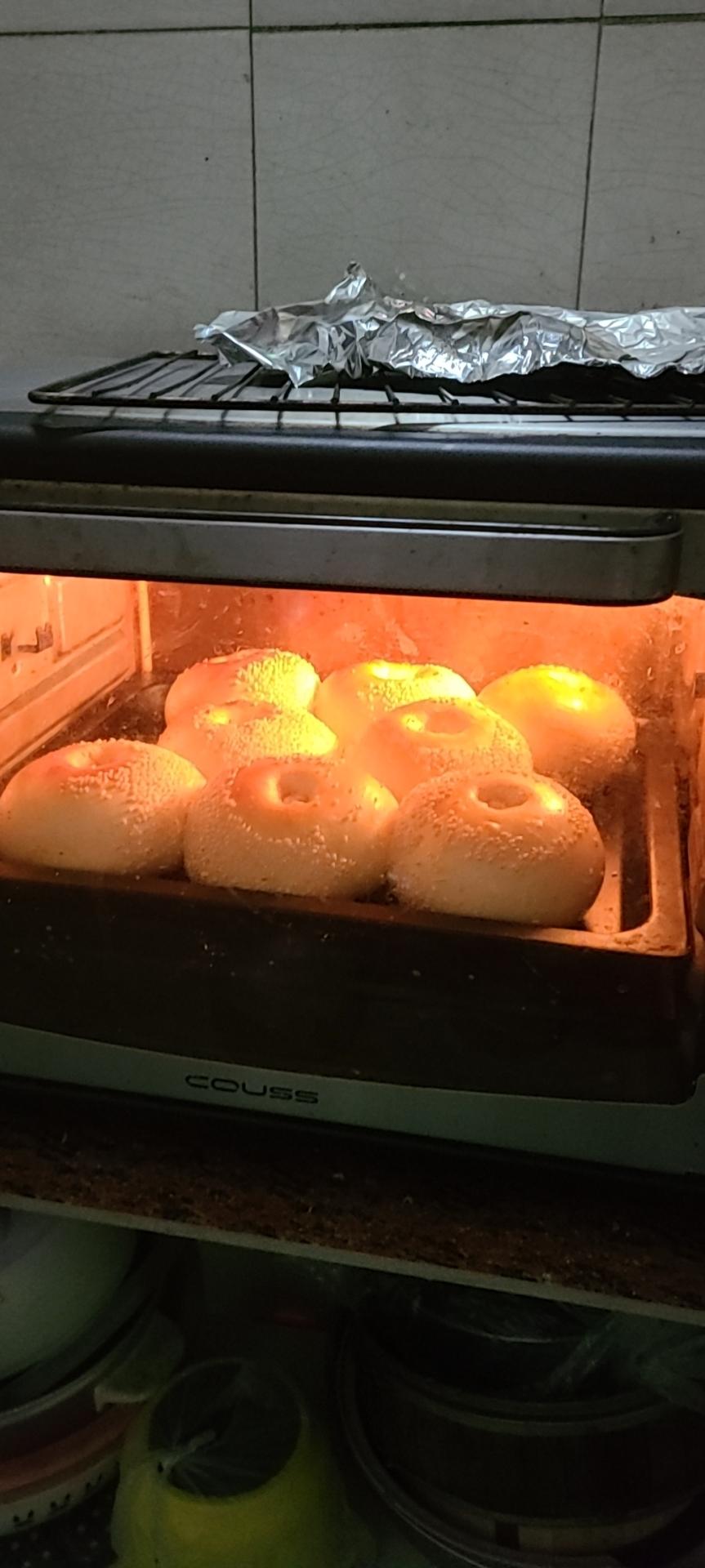 日式芝麻红豆包｜香甜柔软