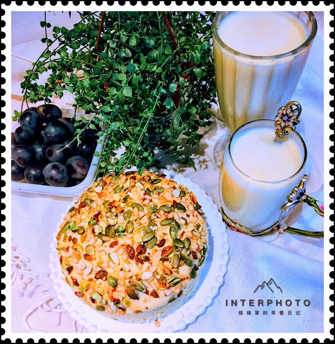 酸奶坚果戚风蛋糕