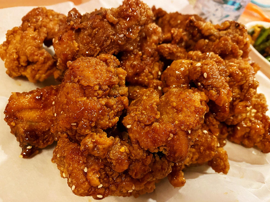 cecysunny做的好吃到尖叫的韩国炸鸡,"韩式蜂蜜黄油炸鸡"