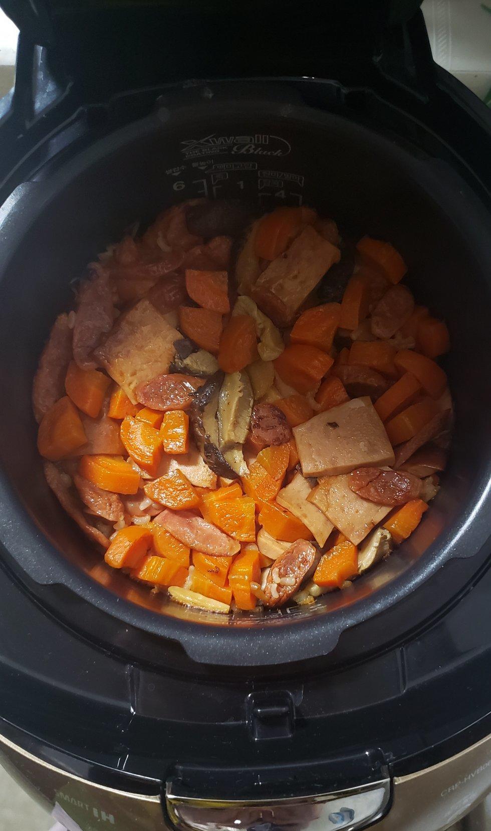 懒人煲仔饭（电饭锅）