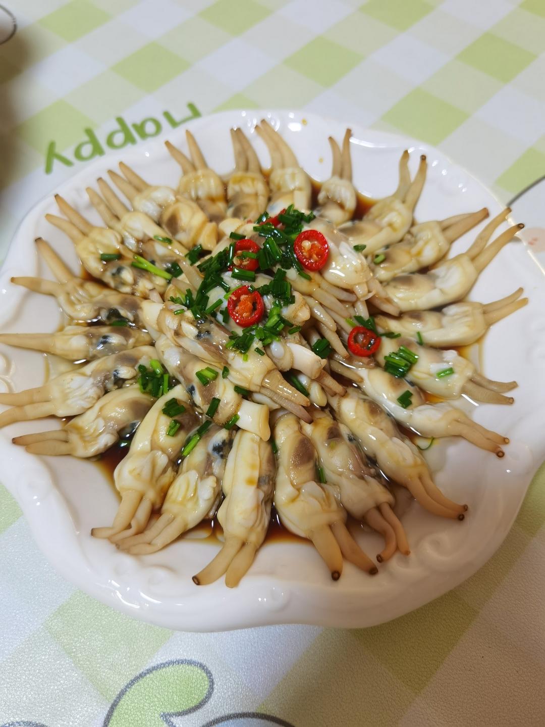 葱油蛏子
