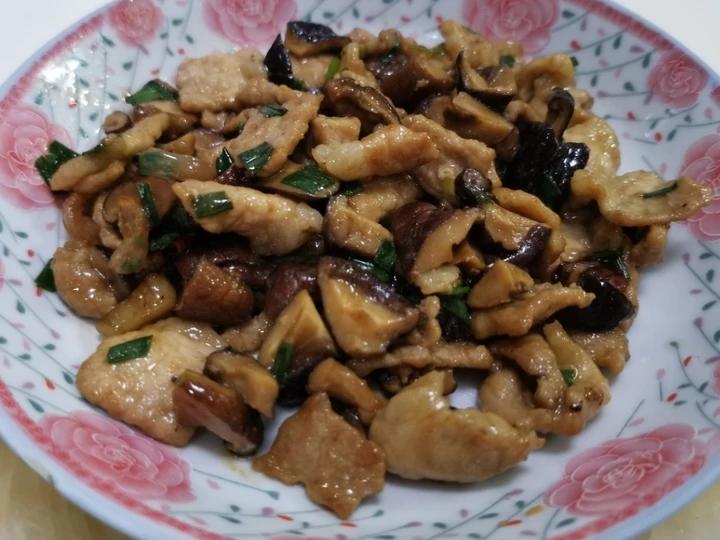 耗油香菇炒肉