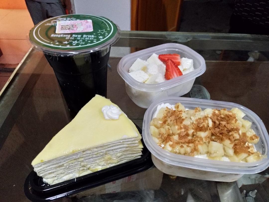 椰蓉牛奶小方