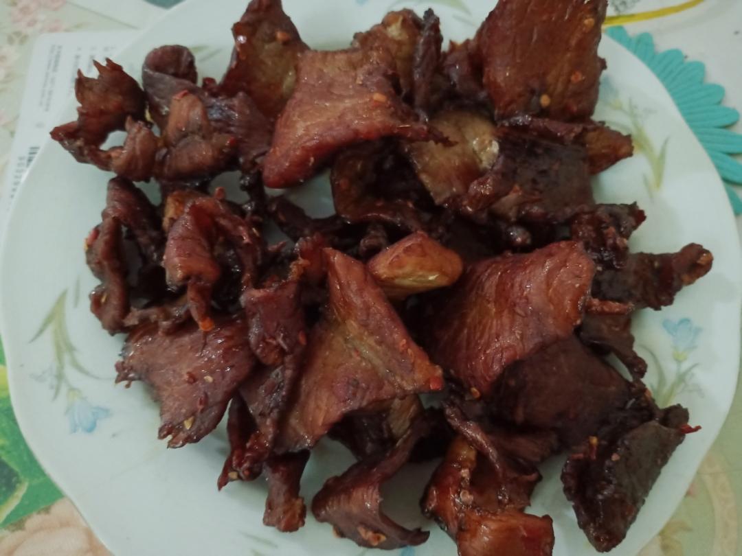 免烤箱❗️教你自制嚼劲十足的猪肉干～越吃越上瘾