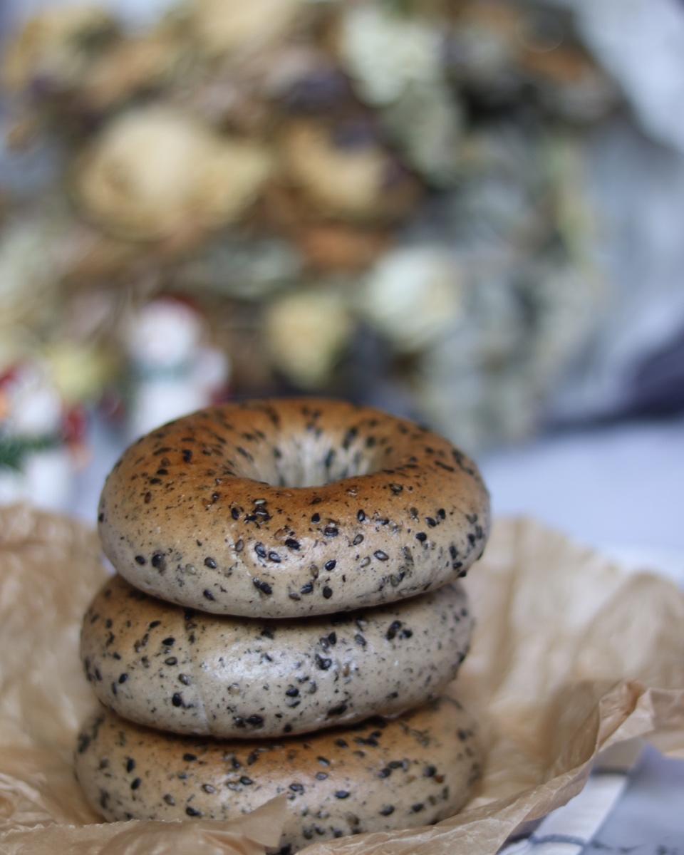 芝麻贝果（咸）