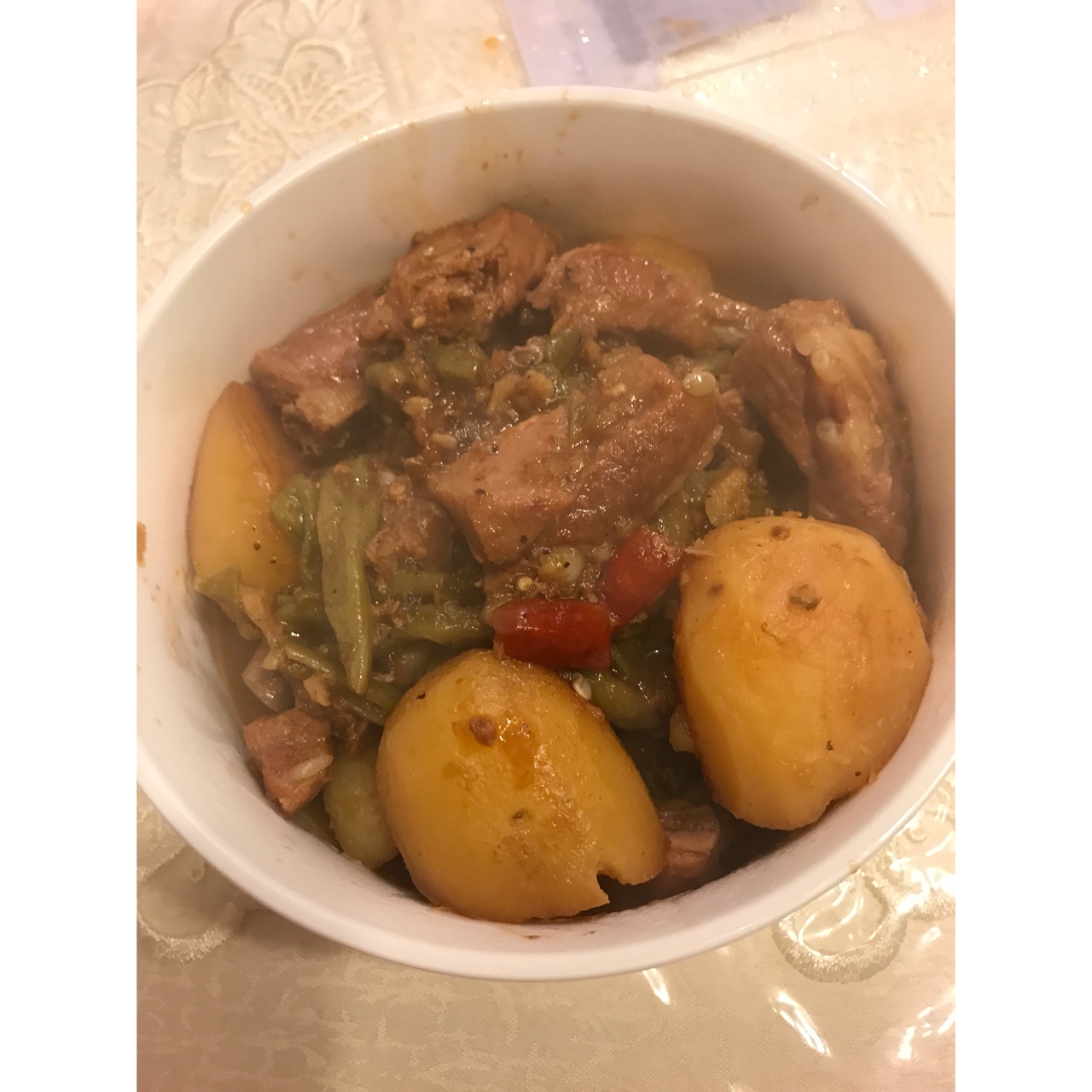 韩式排骨炖土豆 Korean Style Pork Ribs Stew with Potato