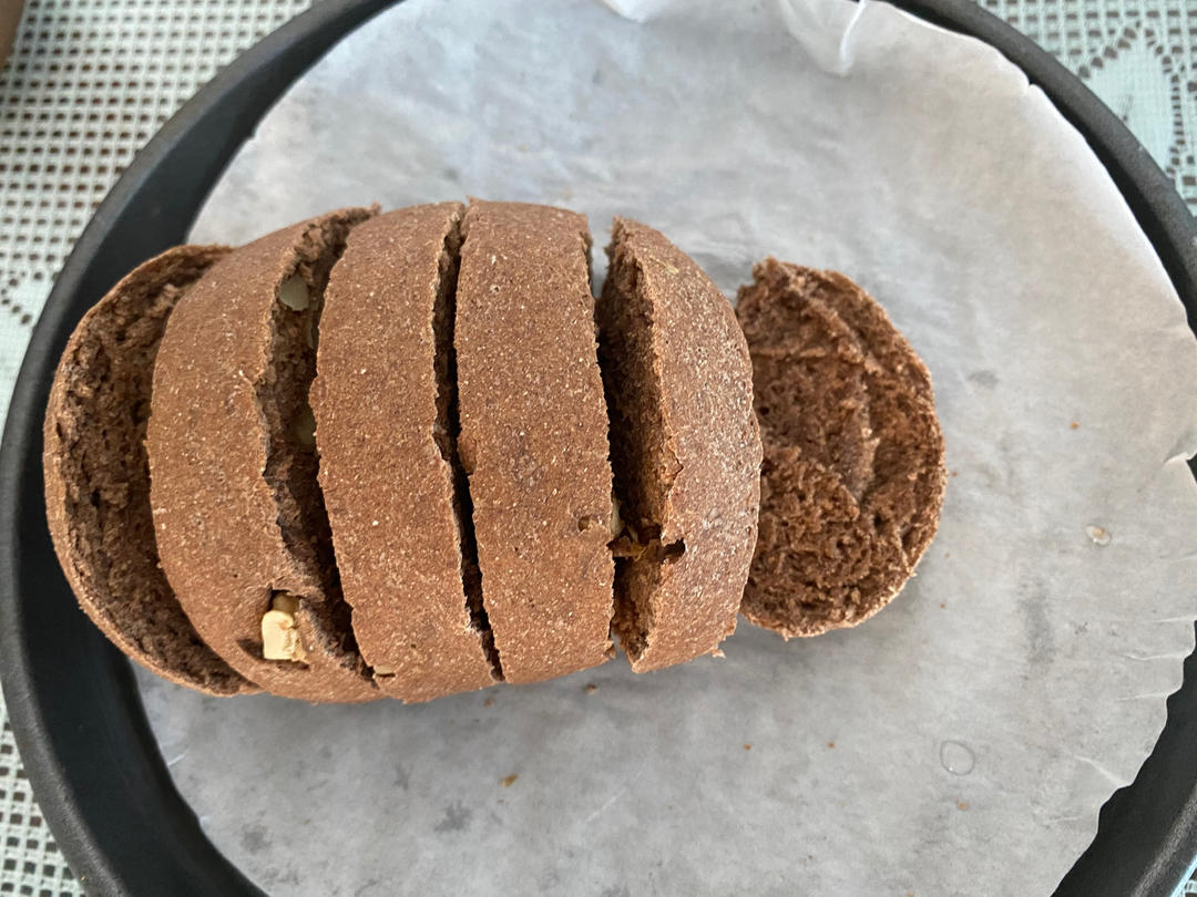 无糖无油可可全麦面包