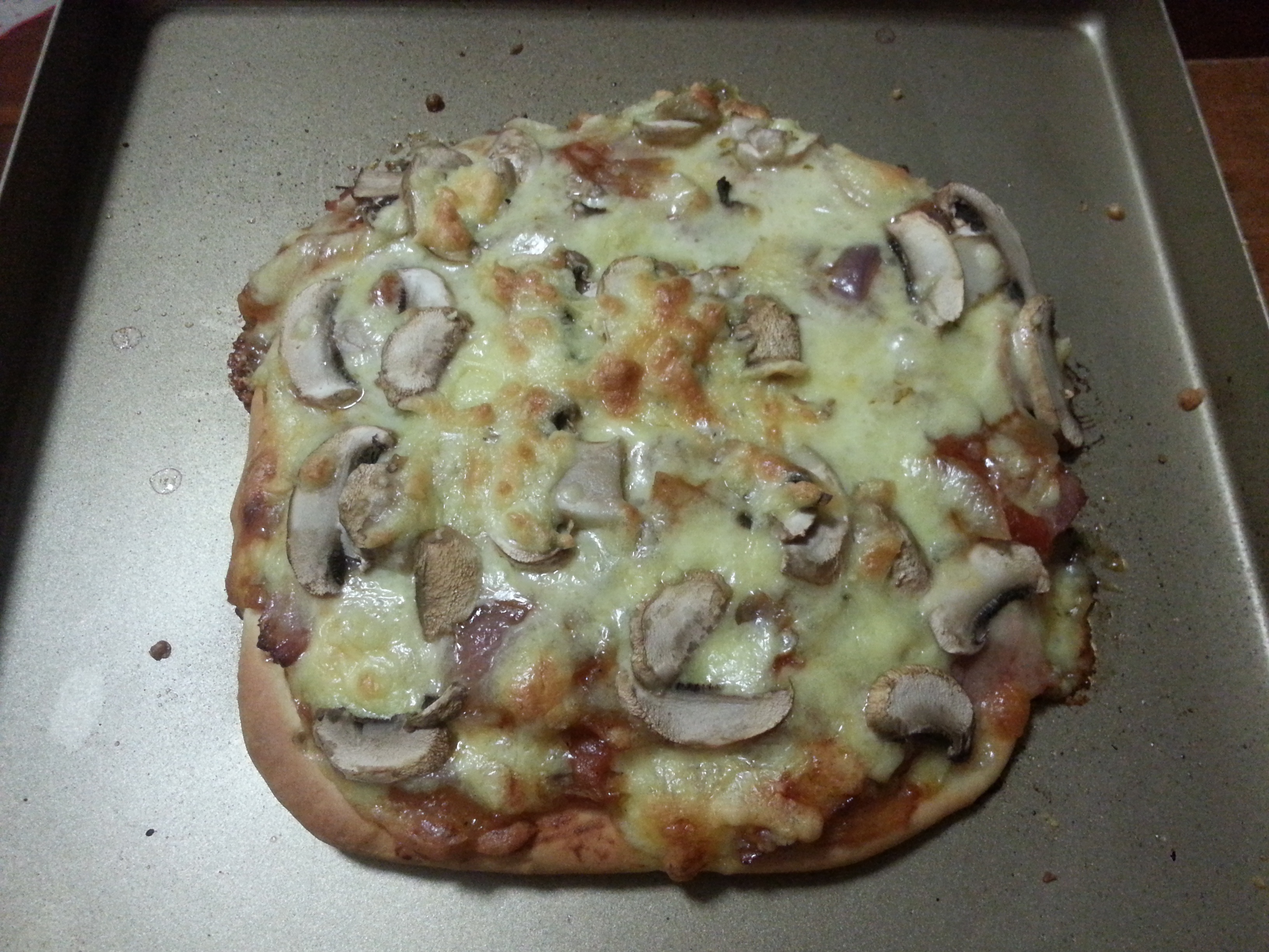 夏威夷pizza（附饼底冷冻法）