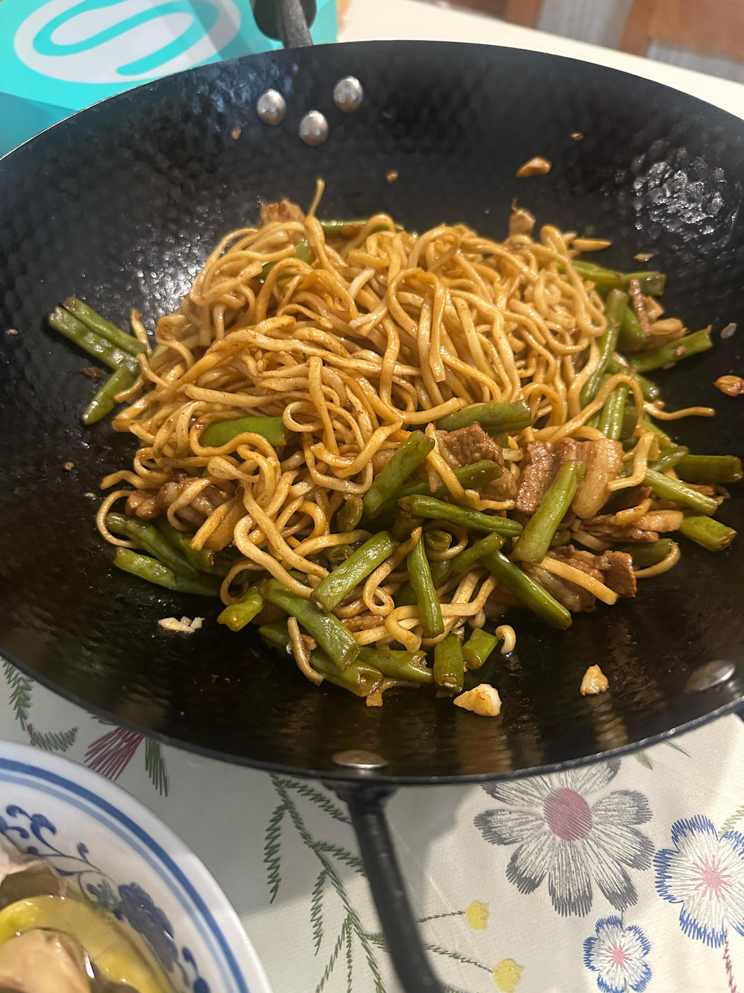 地道老北京扁豆焖面 豆角焖面 太好吃小心吃撑哦