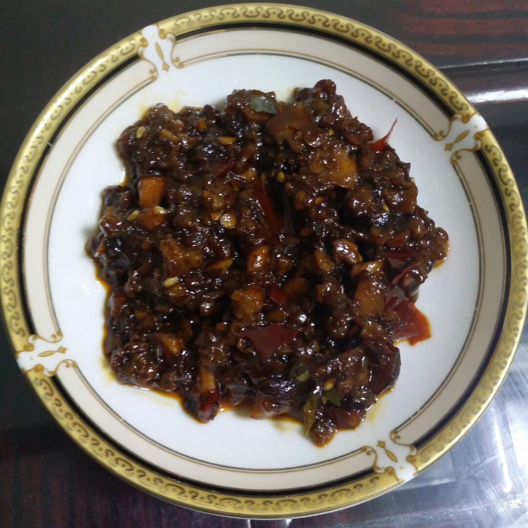 快手香菇牛肉酱