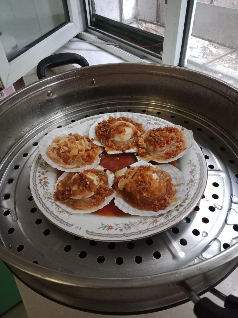 蒜蓉粉丝蒸扇贝