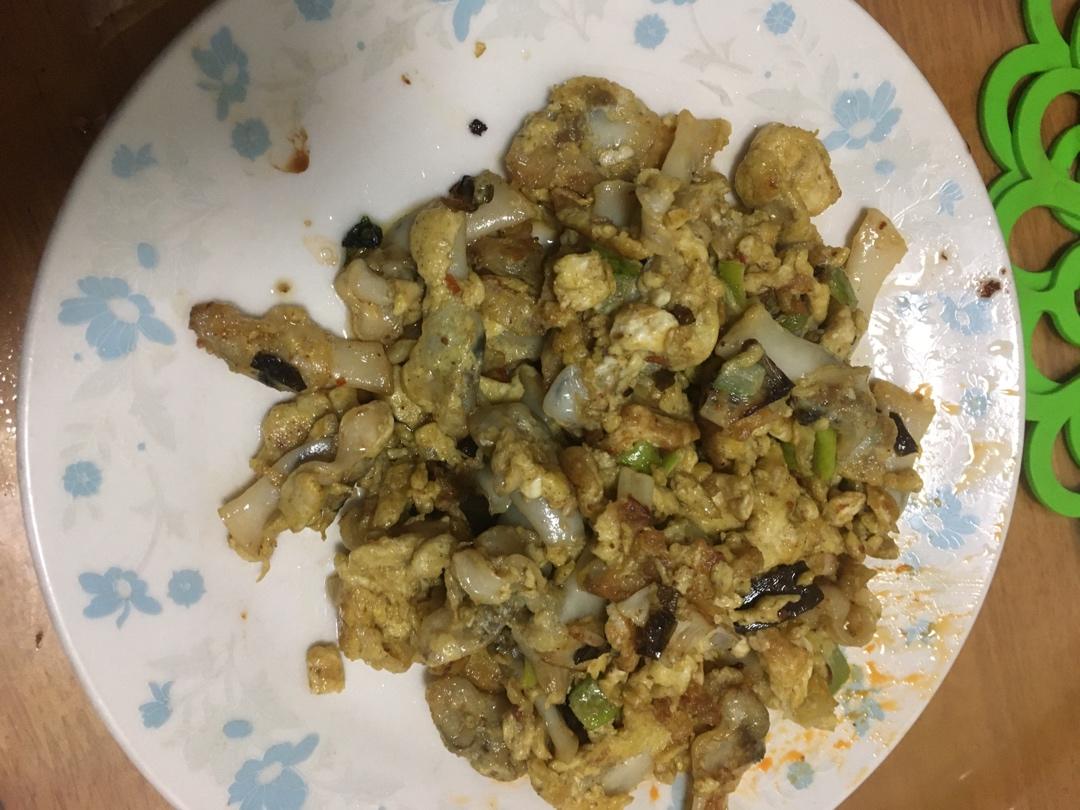蛤蜊肉滑蛋
