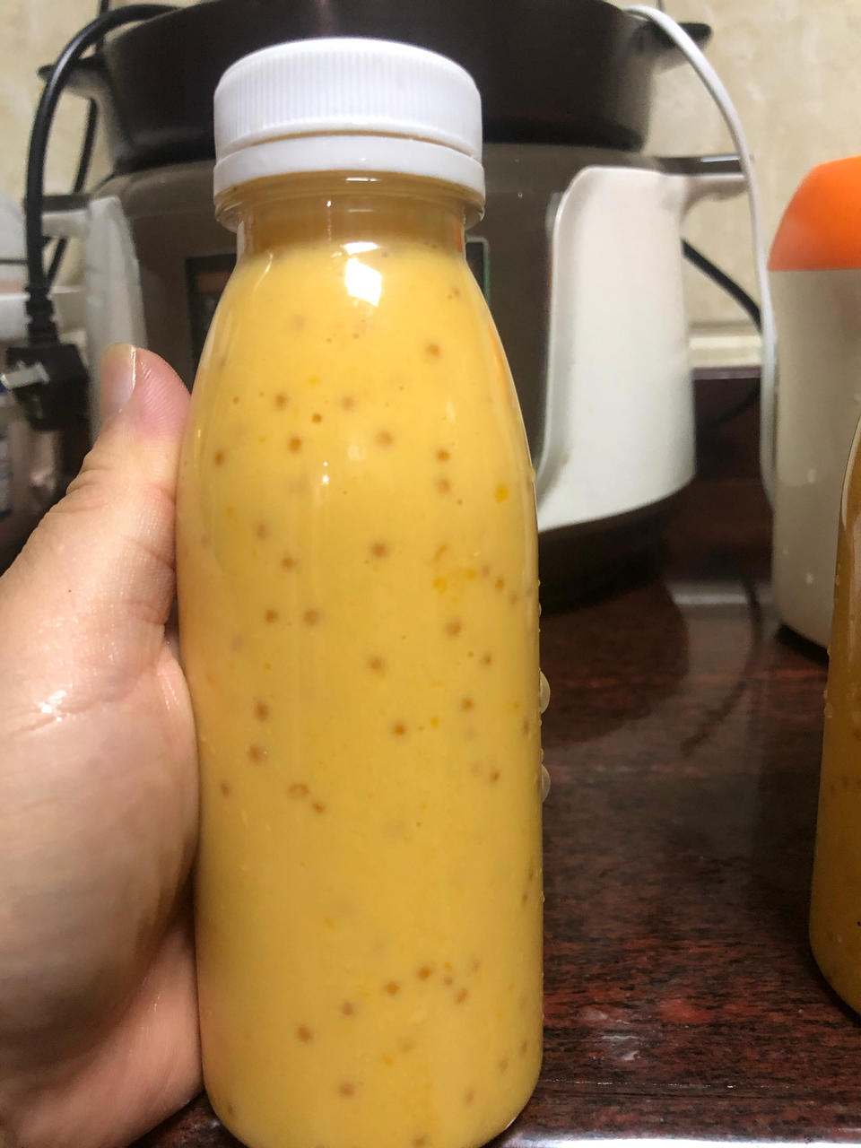 港式甜品——杨枝甘露(芒果西米露)附芒果花切法