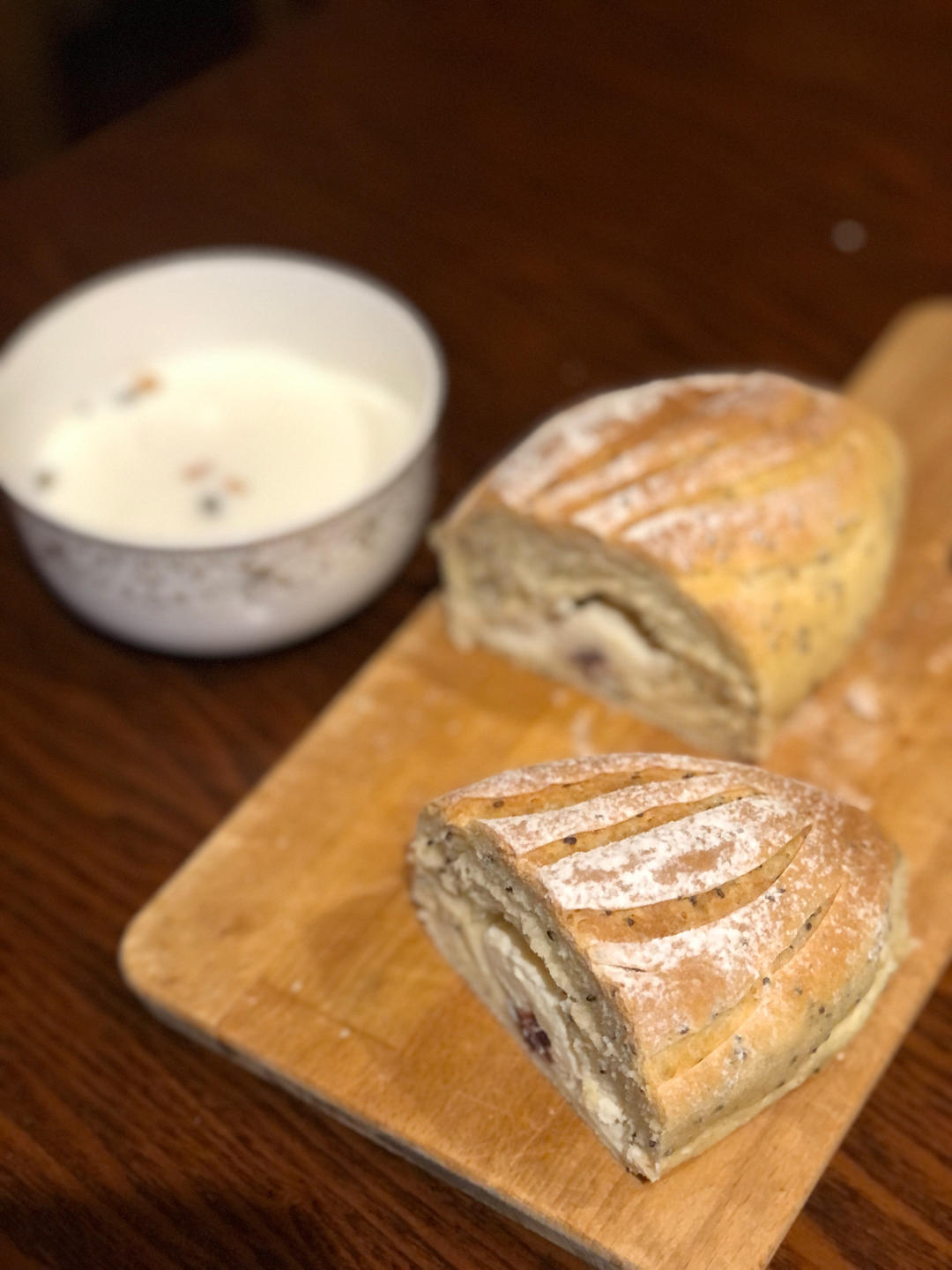 红糖肉桂核桃手撕面包