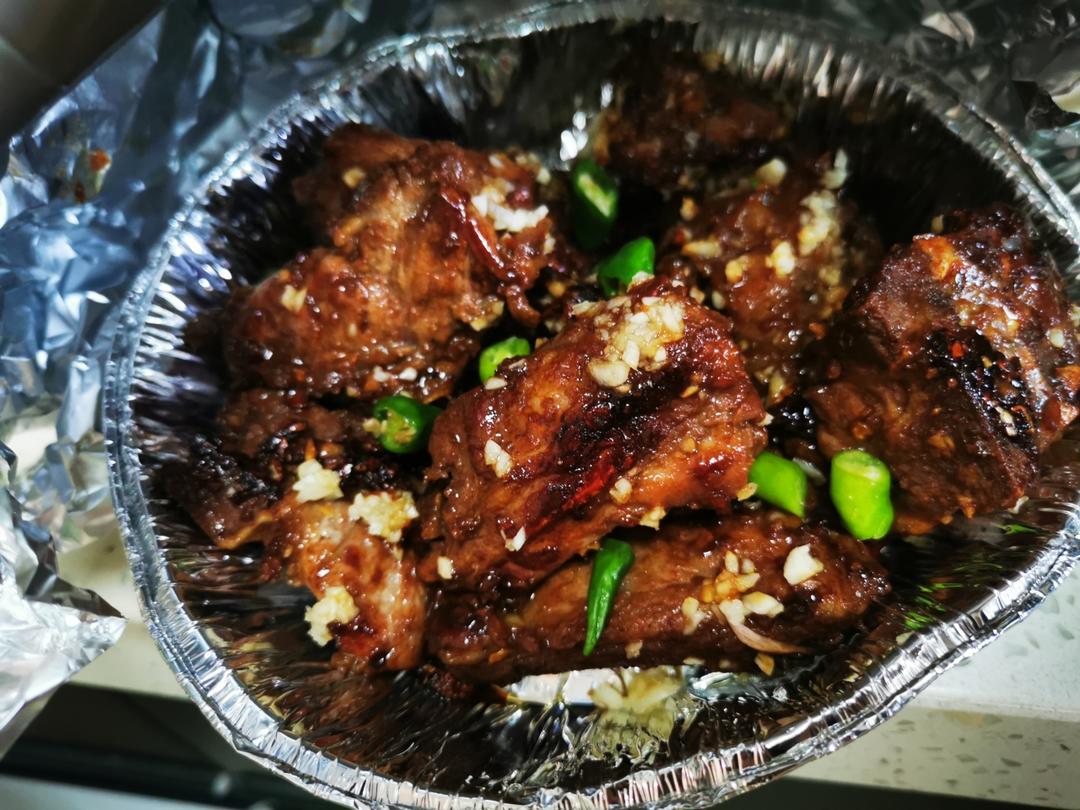 香滋滋的锡纸芝麻排骨