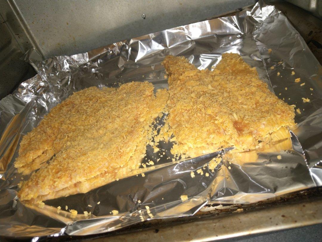 香酥烤鸡排（烤箱版不用油）