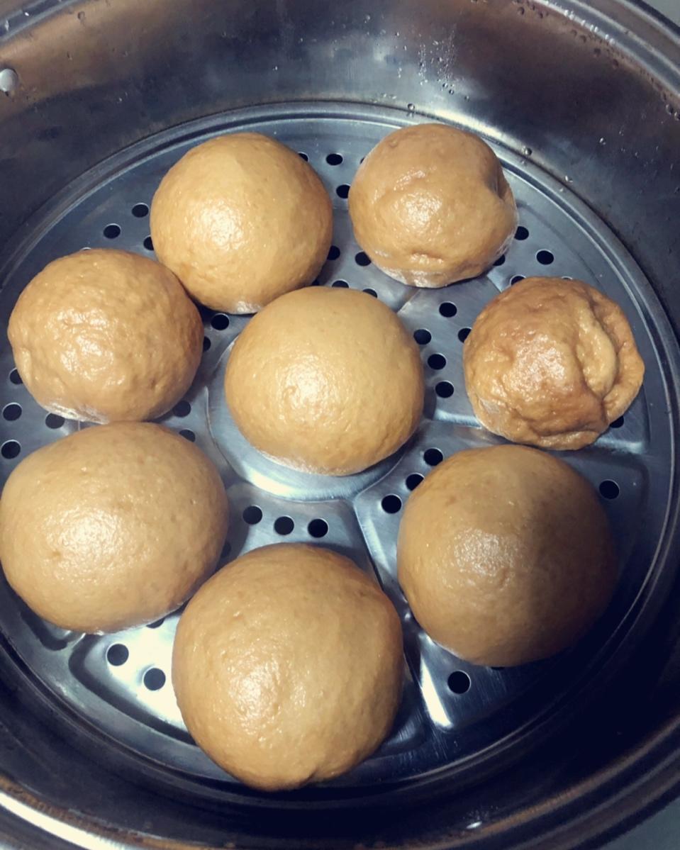 有着面包口感的红糖馒头（一次发酵）