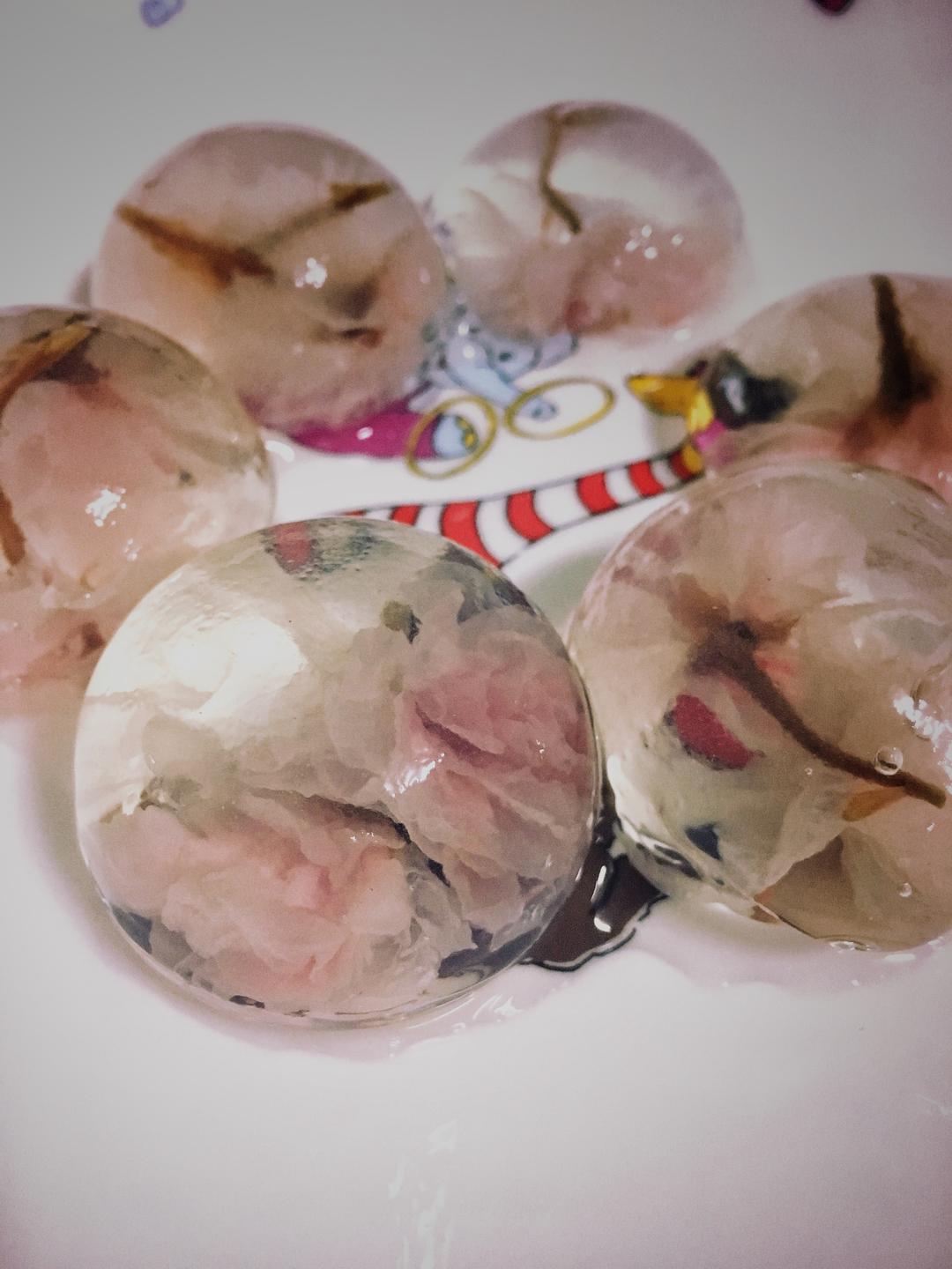 颜值超高的温柔梦幻系和果子——樱花粉水信玄饼的做法