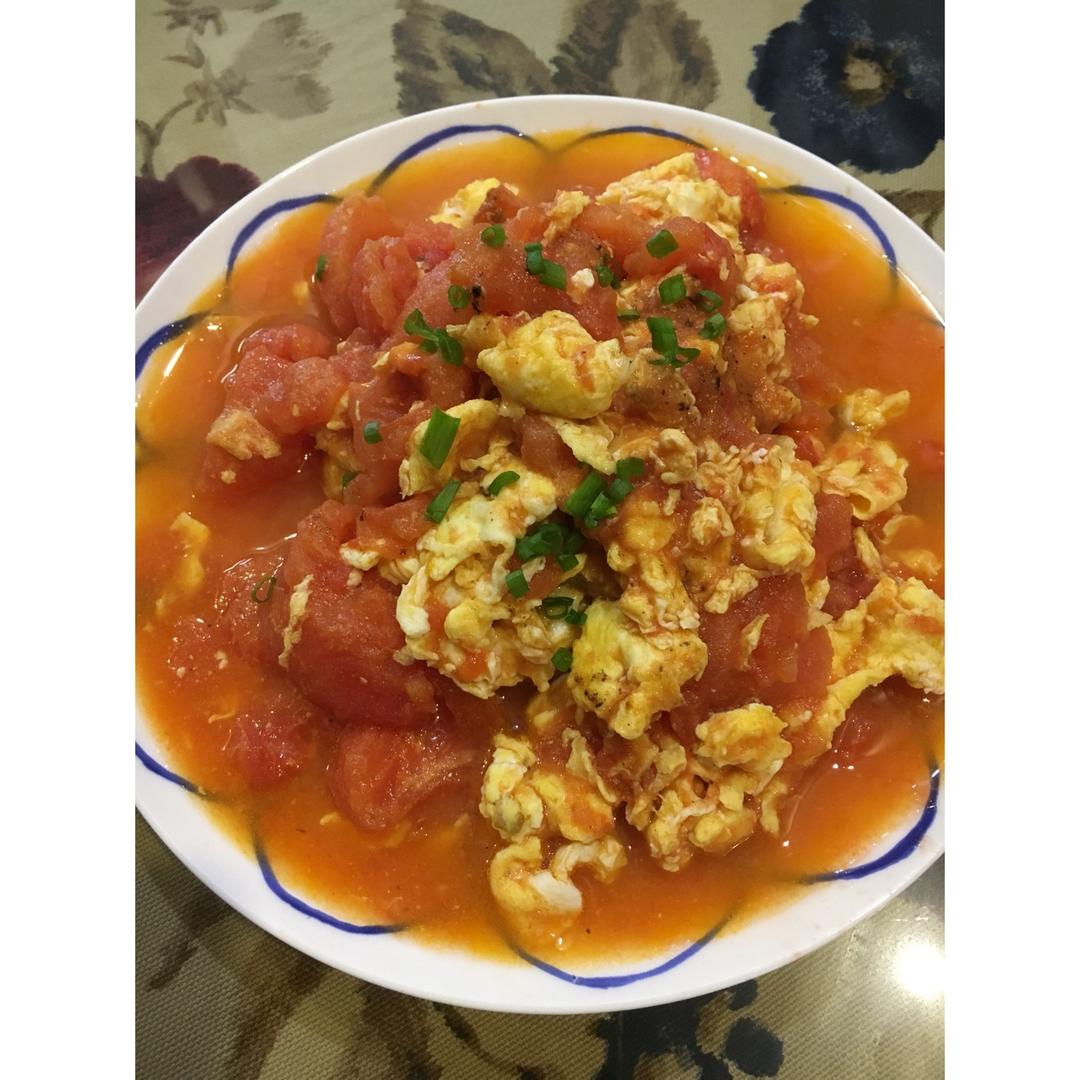 西红柿炒鸡蛋