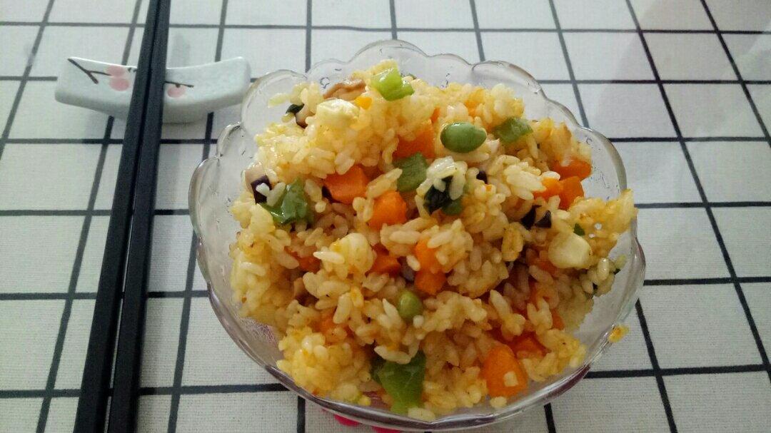 南瓜酱炒饭